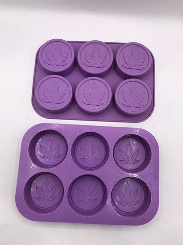 Marijuana Cannabis Hemp Leaf Silicone Molds Candy Weed Pot Soap Mold