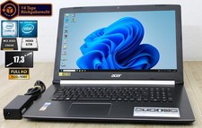 17,3 pollici / Acer Aspire 5 / Intel Core i3-7020U / RAM - 8 GB / SSD - 256 GB + HDD - 1 TB