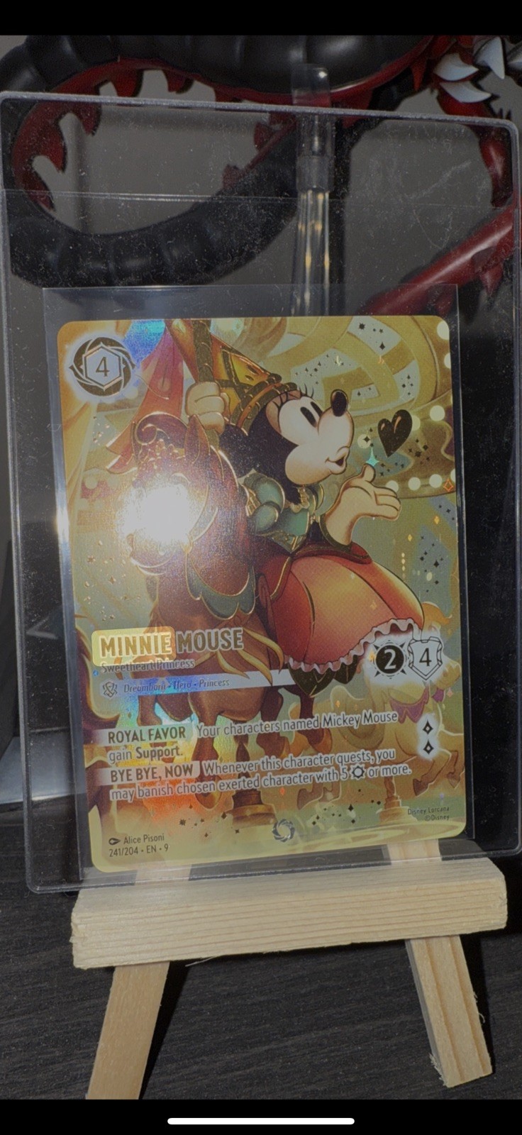 Disney Lorcana Enchanted Iconic Fabled: Minnie Mouse Sweetheart Princess 241 LP