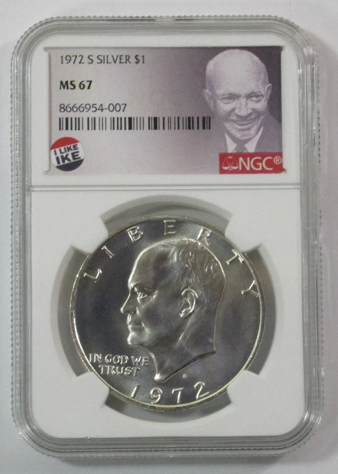 MS 67 Graded Eisenhower Dollars (1971-1978) for sale | eBay
