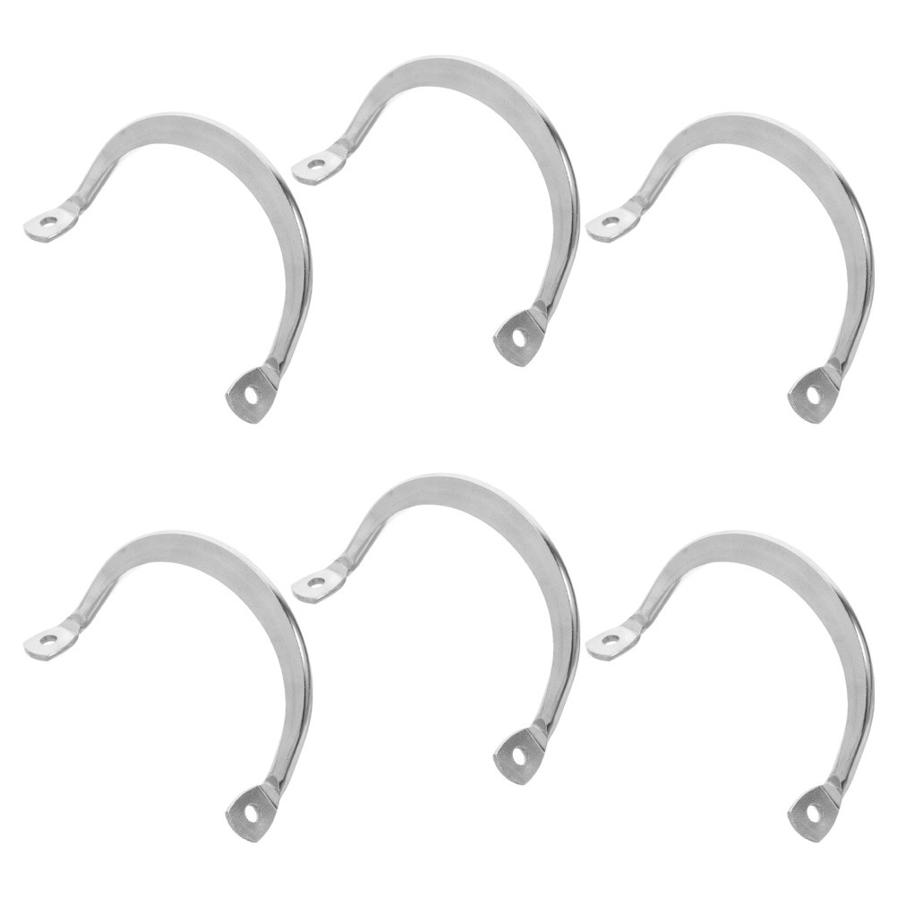  6 Pcs Stainless Steel Pan Handles Sauce Pot Ear Holder Replacement Side
