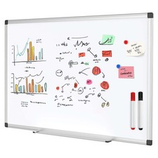 36 X 24 inches Magnetic Dry Erase Board with Aluminum Frame, Whiteboard