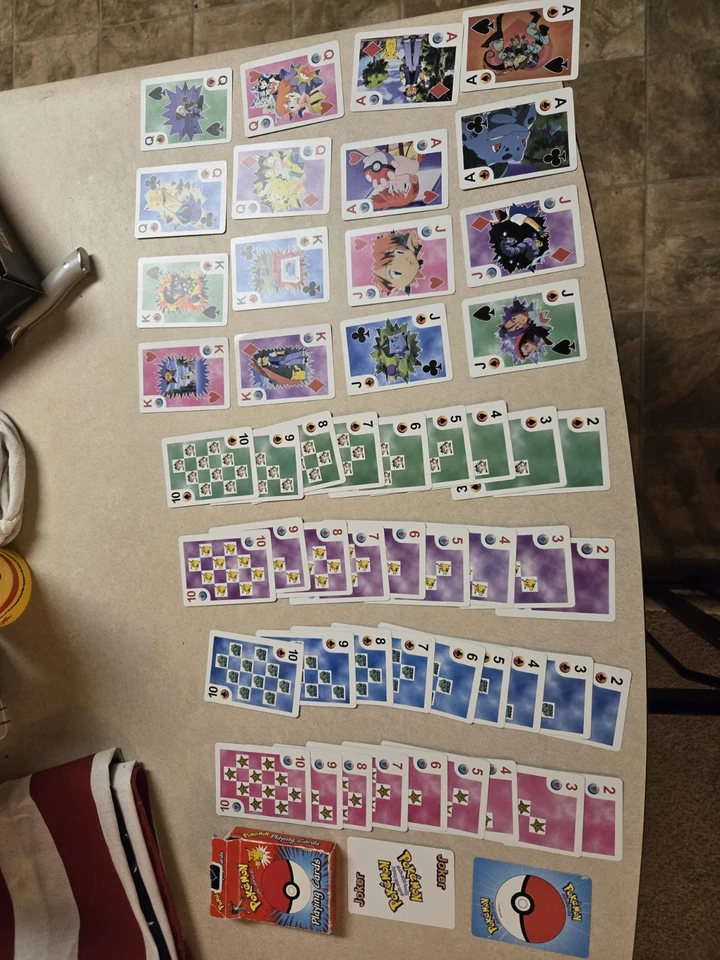 Pokemon Bicycle Playing Cards Collector's Tin Nintendo Pikachu Rare Vintage 1999 - Image 2 of 4