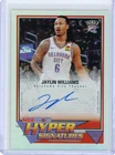2025 NBA Hoops #HHS-JWI Jaylin Williams Hyper Signatures Auto Thunder