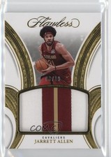 2024-25 Panini Flawless Patch Gold 8/10 Jarrett Allen #P-JAL Patch 3d3