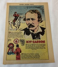 1949 cartoon page ~ KIT CARSON