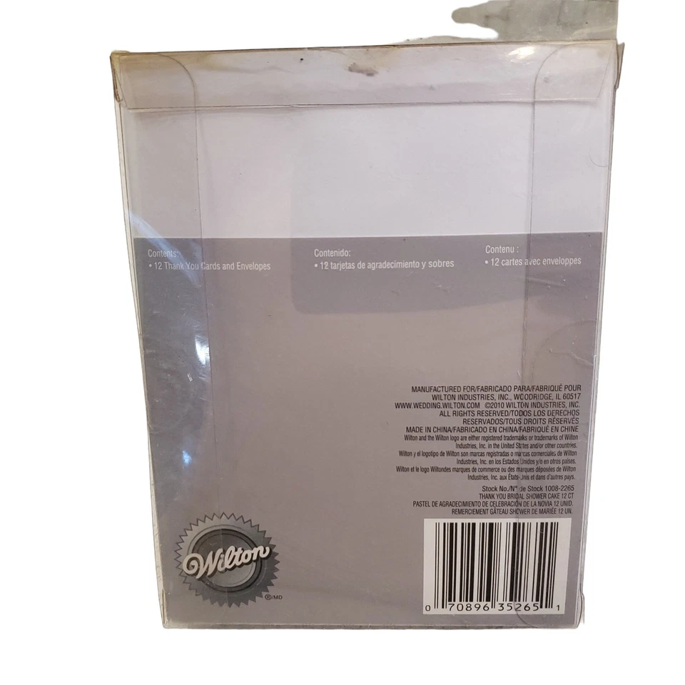 Baby Girl Pink Birthday Cake Thank You Cards Wilton Thank You Cards Wilton Brand - Image 4 of 4