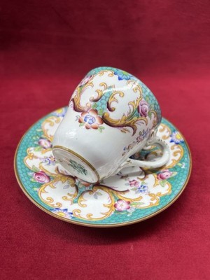 Sarreguemines Minton Kaffee- Und Teetasse Mit Untertasse Porzellan 147
