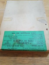 Supreme Type VI Class A ANSCO Box Seal Is Borken The Tape Is Cut