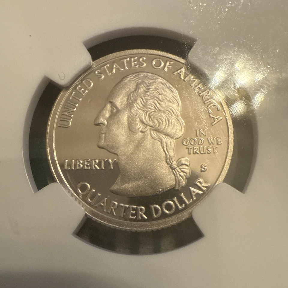 2009 S NGC PF 70 Ultra Cameo District of Columbia Clad Quarter - Image 4 of 4