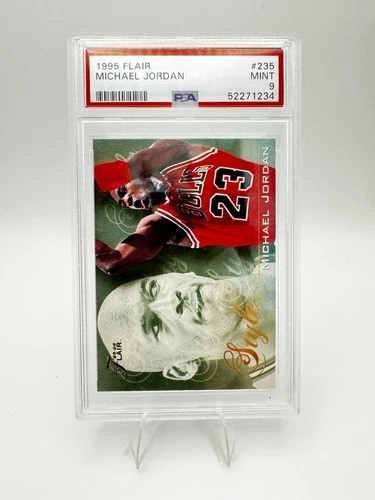Flair 1995 Style #235 Michael Jordan Chicago Bulls PSA 9 Basketball Card