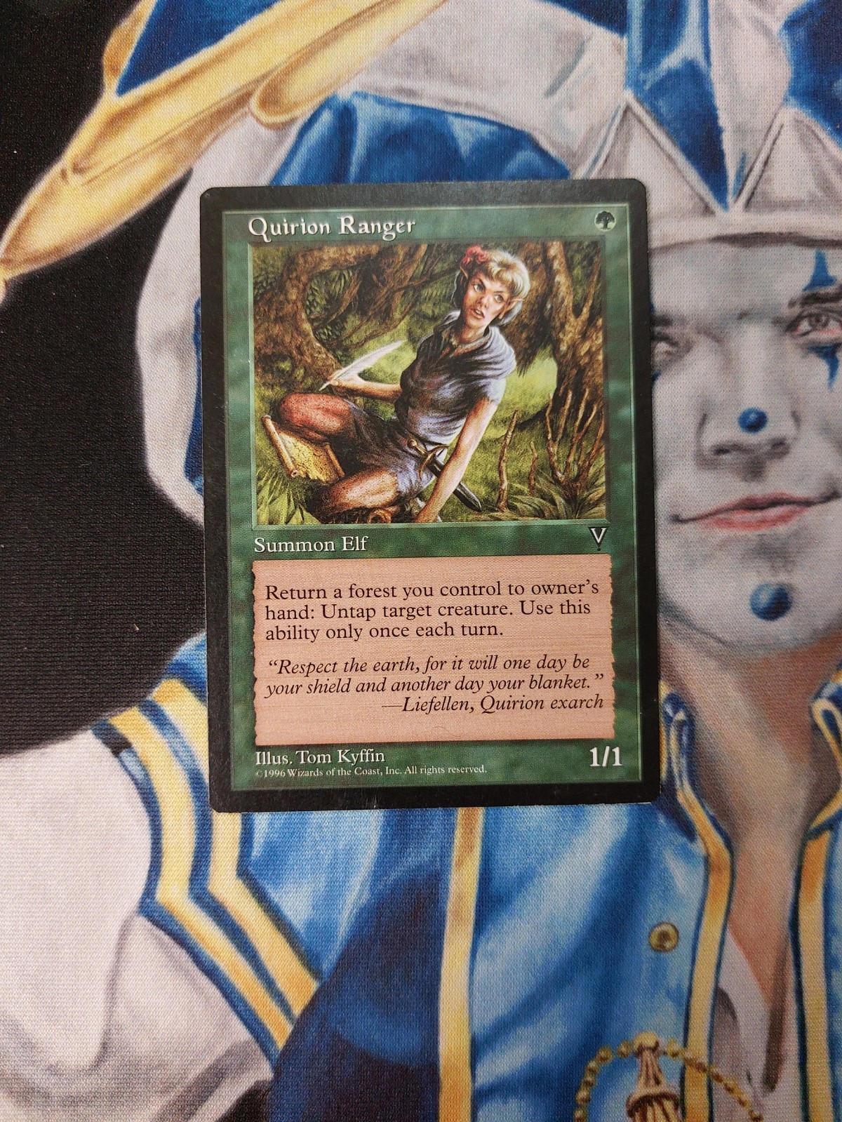 Quirion Ranger MTG Visions Common Green Creature Heavily Played x1 QR5