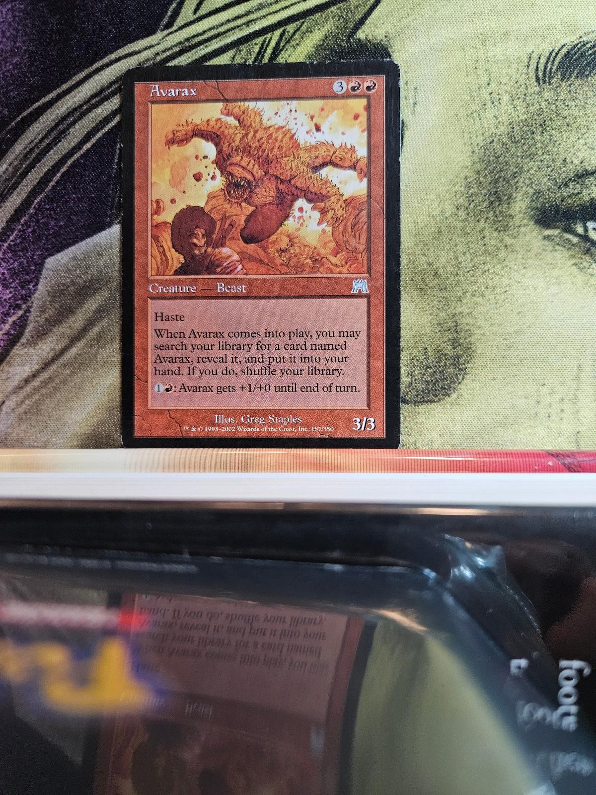 Avarax 187 Uncommon Onslaught Magic: The Gathering Moderately Played