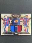 Fermin Lopez, Lamine Yamal 2023-24 Panini Select La Liga Dual Swatches #DS-LY