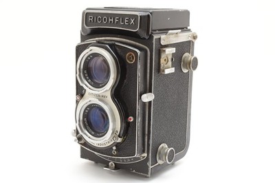 [Exc+4]   Ricoh Ricohflex New Dia 6x6 TLR Camera 8cm 80mm f/3.5 From JAPAN
