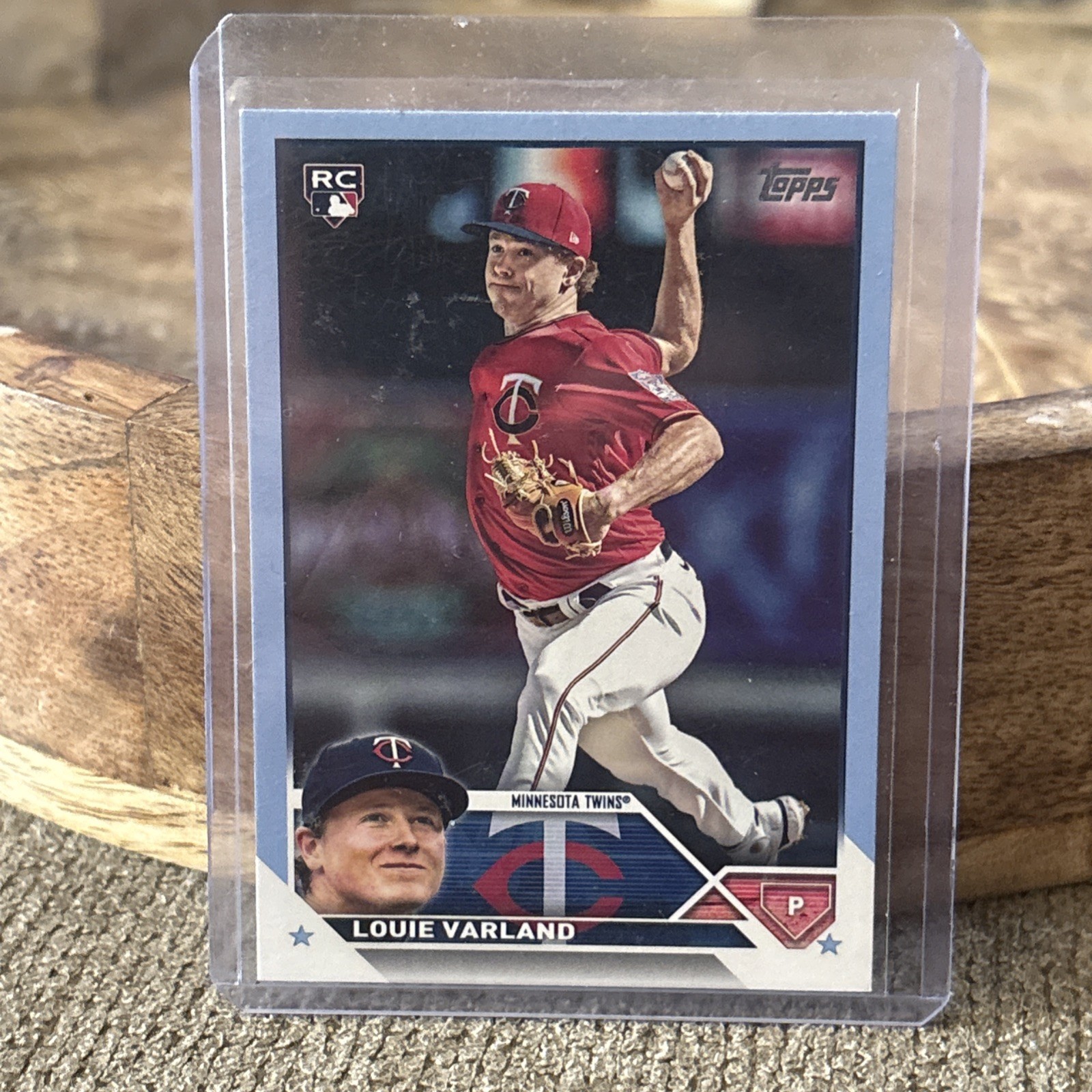 2023 Topps Series 2 - Louie Varland #441 Father's Day Powder Blue /50 (RC)