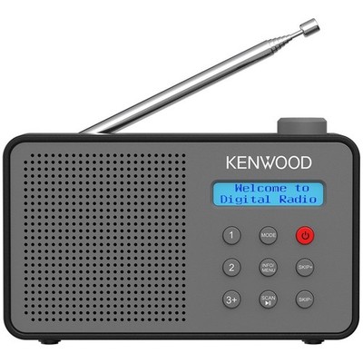Kenwood CR-M25DAB-H Kofferradio mit DAB/DAB+ grau Bluetooth Weckfunktion RDS NEU
