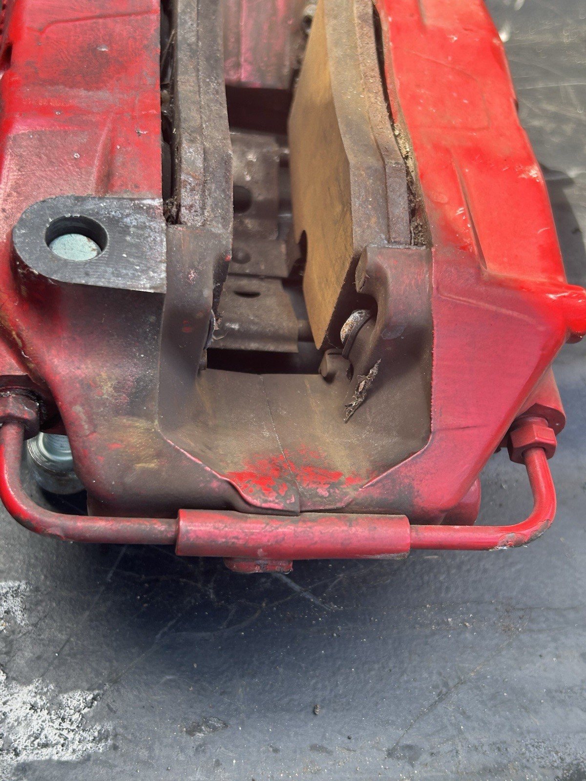 Ferrari 360 Modena 2003 Rear Right Brake caliper Red