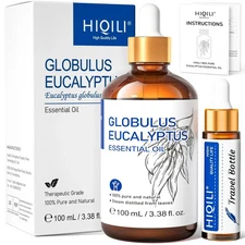 100ML Eucalyptus Essential Oil for Spray, Diffuser & Skin, 100% Pure Undilute...