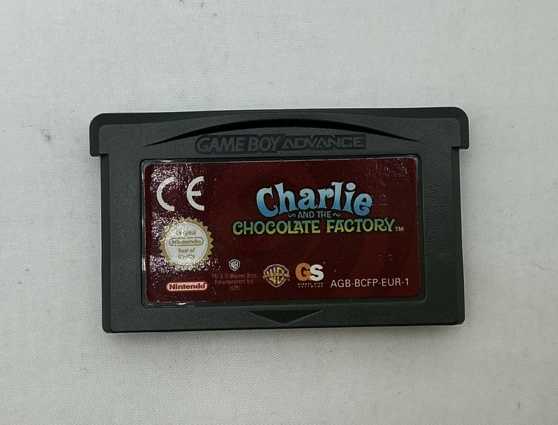 Charlie And The Chocolate Factory Nintendo Game Boy Advance Cartridge.
