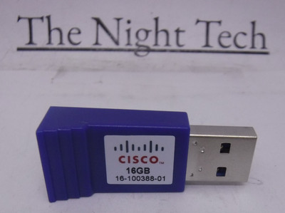 Cisco 16GB USB Flash Drive 16-100388-01 UB82PHF16H0CM1-DTE-CIS UCS