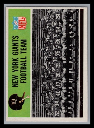 New York Giants #126 1965 Philadelphia card