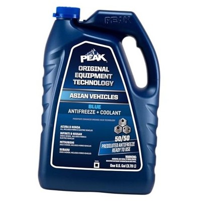  OET Extended Life Blue Prediluted Antifreeze/Coolant for Asian Vehicles, 50/50