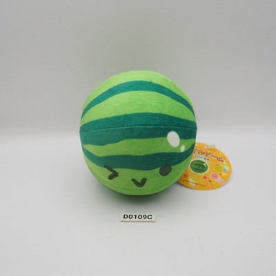 D0109C Suika game Fruit 2021 Watermelon Plush 4'' Stuffed Toy Doll Japan