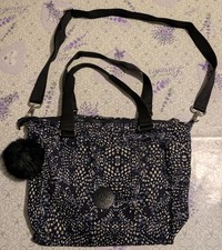 Borsa Kipling originale - Tracolla Blu/Fantasia Pois - Ottime condizioni
