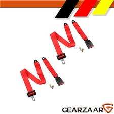 2x Beckengurt 2 Punkt Sicherheitsgurt Für VW T2, T3, T4,T5 130cm Anschnallgurt