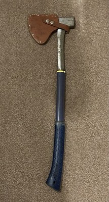 Vintage Estwing 45A USA Campers Camp Axe Face 26'' no. 5 Leather Sheath