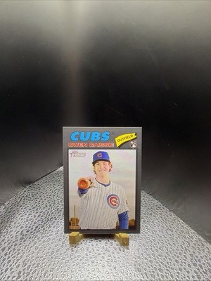 2026 Topps Heritage Owen Caissie Dark Gray Border Parallel #360 (RC) 