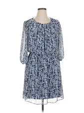 AB Studio Women Blue Casual Dress XL