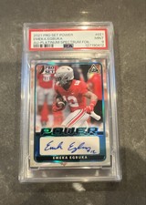 2021 Leaf Pro Set Power - Base Autographs Emeka Egbuka #BA-EE1 Platinum Spectrum