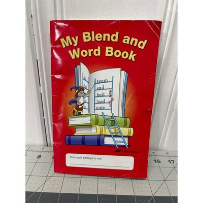 A Beka My Blend and Word Book Red Phonics Reading Fifth Edition Homeschooling