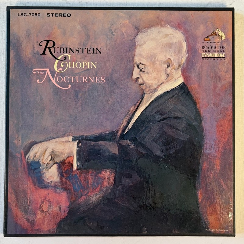 Arthur Rubinstein Chopin The Nocturnes 2LP Box Set RCA LSC-7050 VG+ Booklet