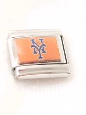 Authentic Pro Charms New York Mets Italian Charm 9mm Link C116