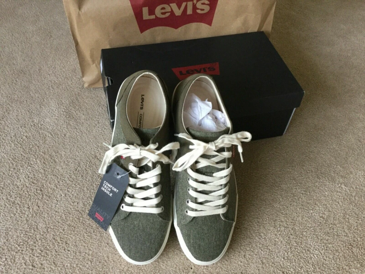 Levi s Woodward Men s Green Shoes Trainer Size UK 6.5 8