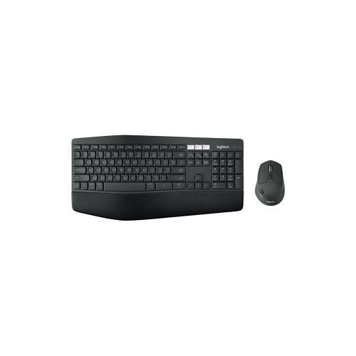 Logitech MK850 Keyboard & Mouse USB Wireless Bluetooth/RF Italian Black USB - Picture 1 of 1