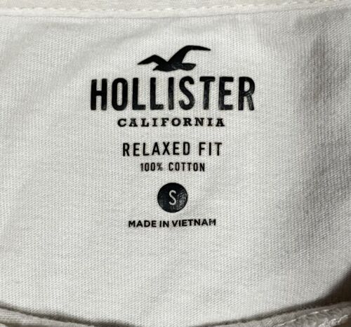 Vintage Coca Cola T-Shirt Herren Gr. S weiße Grafik mit roten Akzenten Hollister - Bild 3 von 5