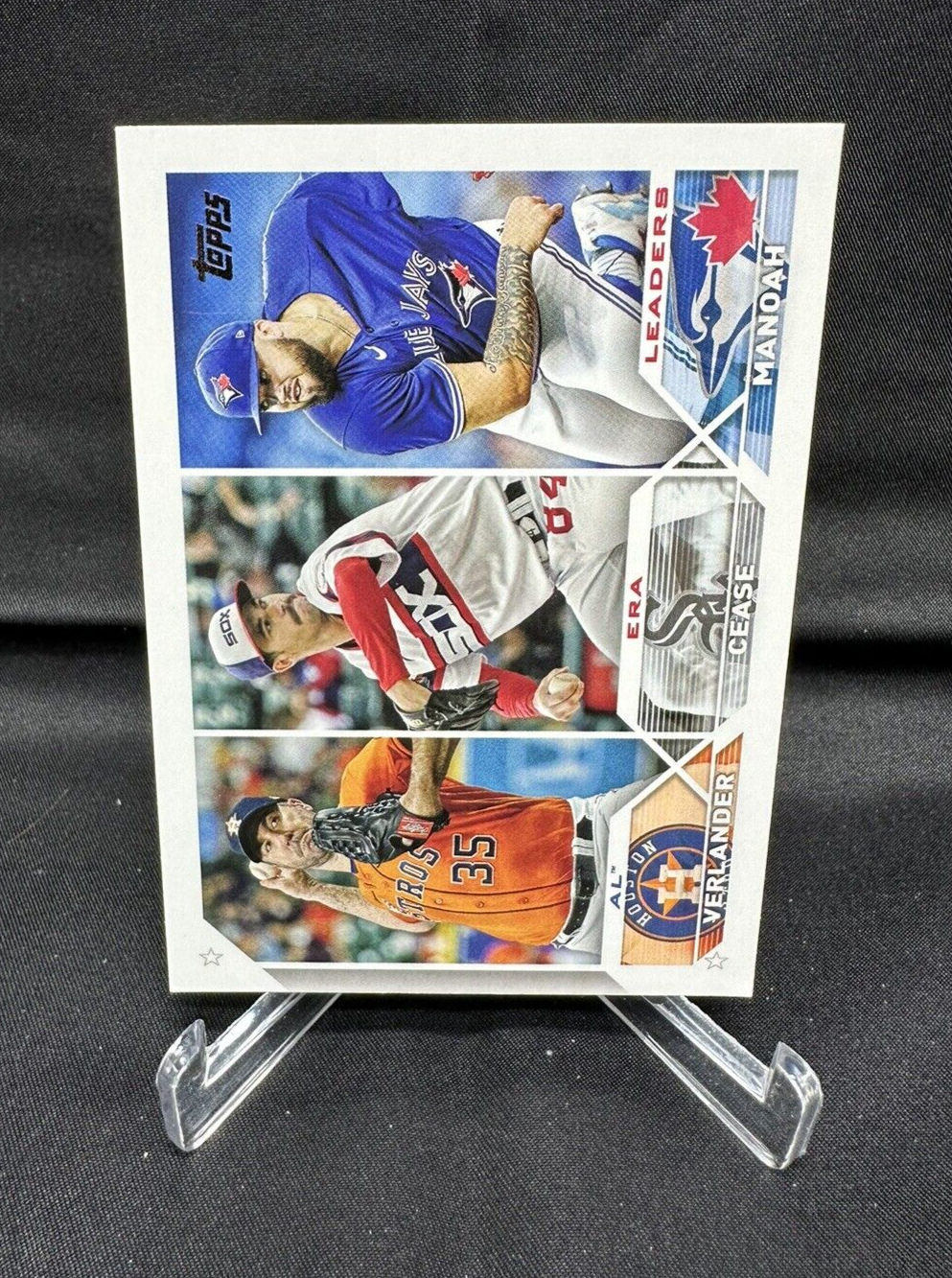 2022 American League ERA Leaders 2023 Topps Series 1 Baseball Card 311