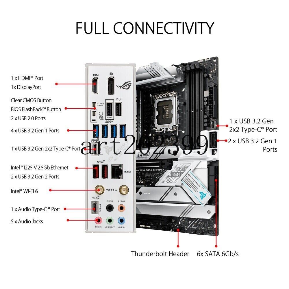 ASUS ROG Strix Z690-A Gaming WiFi D4 LGA 1700 ATX Intel