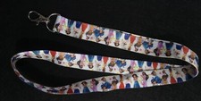 10pcs cartoon princess Lanyard For Bus subway ID Card KeyChain Holder gift