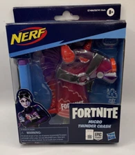 New Nerf MicroShots Fortnite Micro Thunder Crash Blaster, Includes 2 Nerf Darts