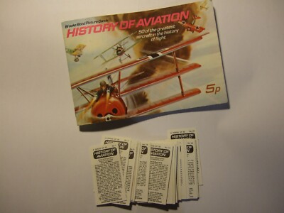 BROOKE BOND PG TIPS TEA CARD VINTAGE HISTORY OF AVIATION  ALBUM CARDS  NOT STUCK