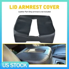 Center Console Lid Armrest Cover Black For 2007-2013 Chevy Suburban 1500 2500