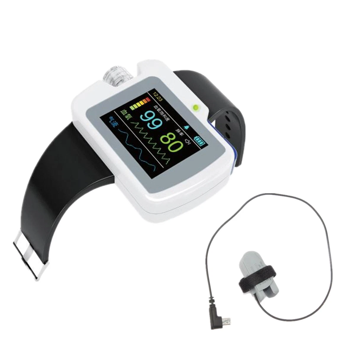 CONTEC RS01,Sleep Apnea Screen Meter,SPO2,Pulse Rate Respiration.