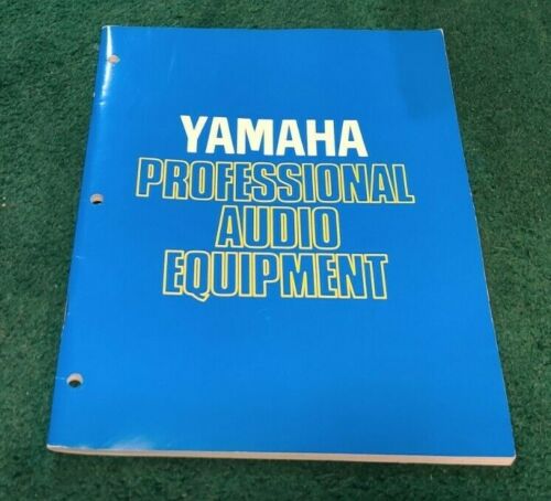 YAMAHA PROFESSIONAL EQUIPMENT 1980s Catalog Mixers Processors Amplifiers  - Picture 1 of 5