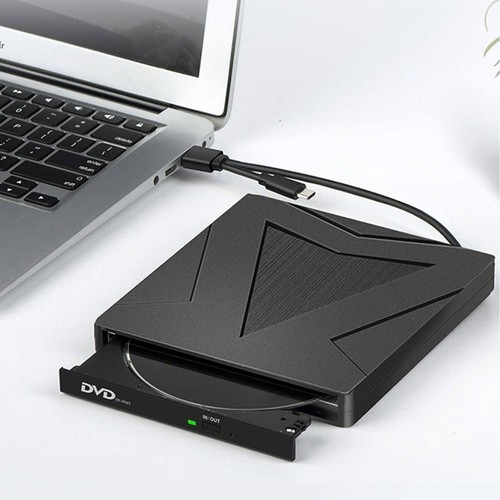 Durable 5Gbps External DVD Drive USB-C&USB-A Interface For CD/DVD/VCD Formats - Afbeelding 7 van 13