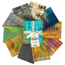 Fat Quarter Bundle Tim Holtz Eclectic Elements Abandoned Cotton Precuts M209.24